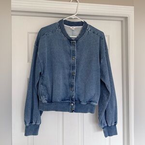 Denim Bomber Jacket